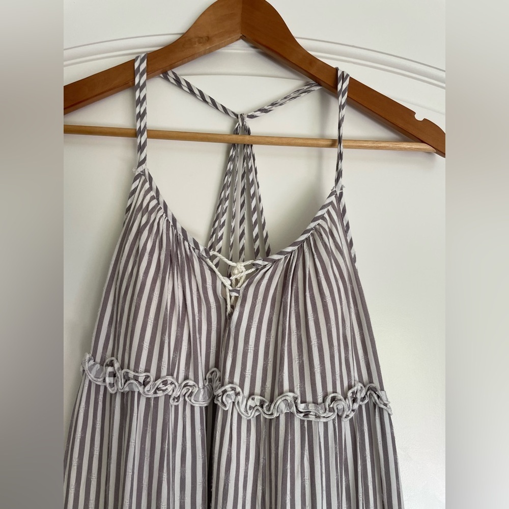 Chelsea28 Striped Boho Dress with Tassel & Embossing - Picture 2 of 4